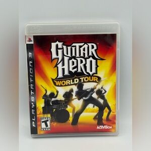 Guitar Hero World Tour PS3 Complete Tested CIB Band Music Game